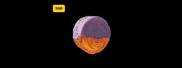 Круассан шайба с лавандой