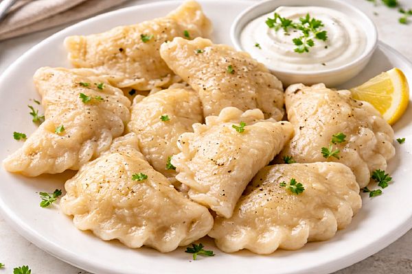 Вареники с картошкой и грибами