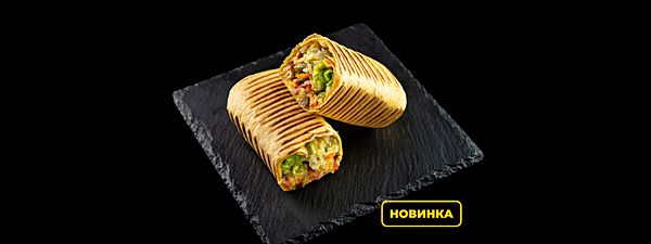 Буррито с овощами и рисом