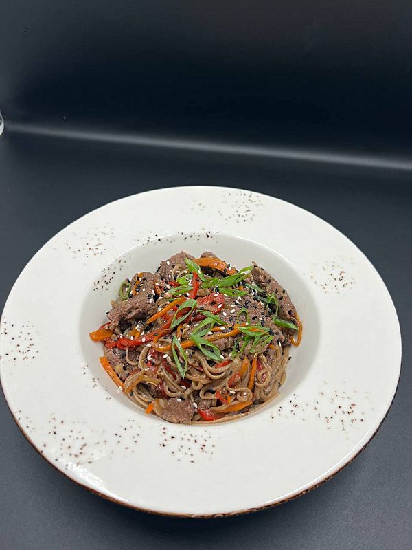 Соба с говядиной