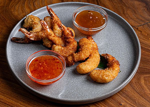 Креветки в воздушной панировке