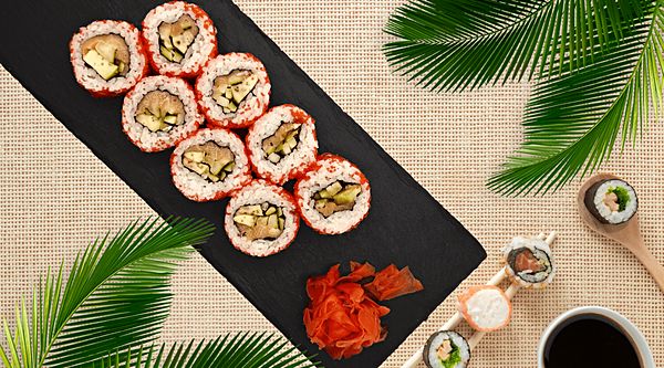 Калифорния с лососем