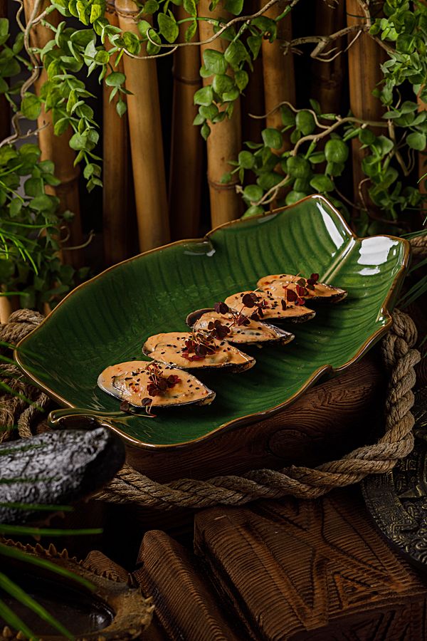 Мидии запеченные