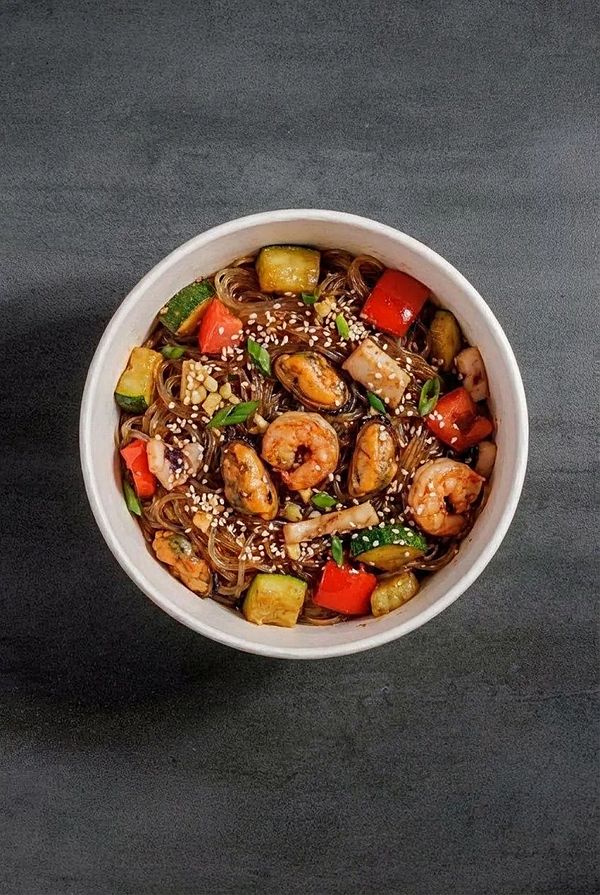 Стеклянная лапша с морепродуктами