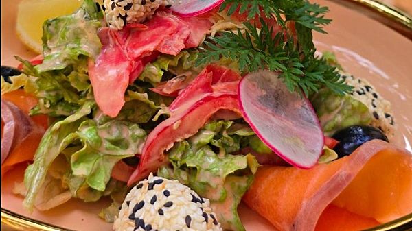 Лосось, имбирь, сыр филадельфия