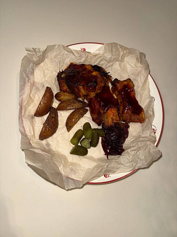 Ребра свиные bbq