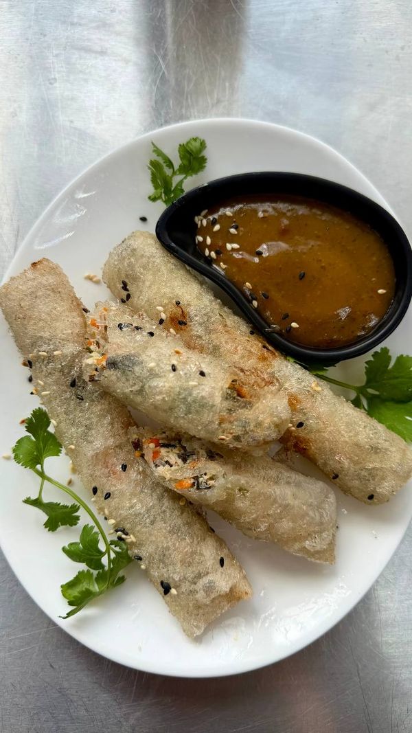 Жареные немы с курицей