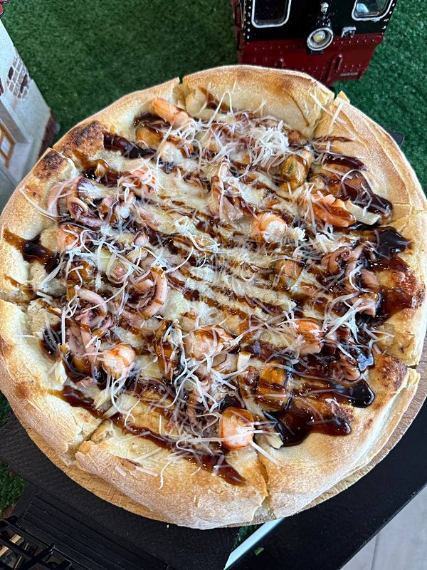 Пицца с морепродуктами