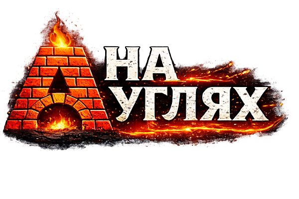На углях