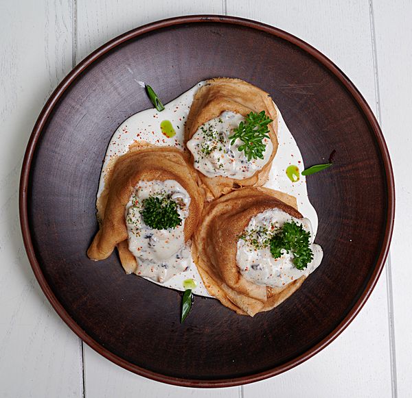 Блинчики с курицей