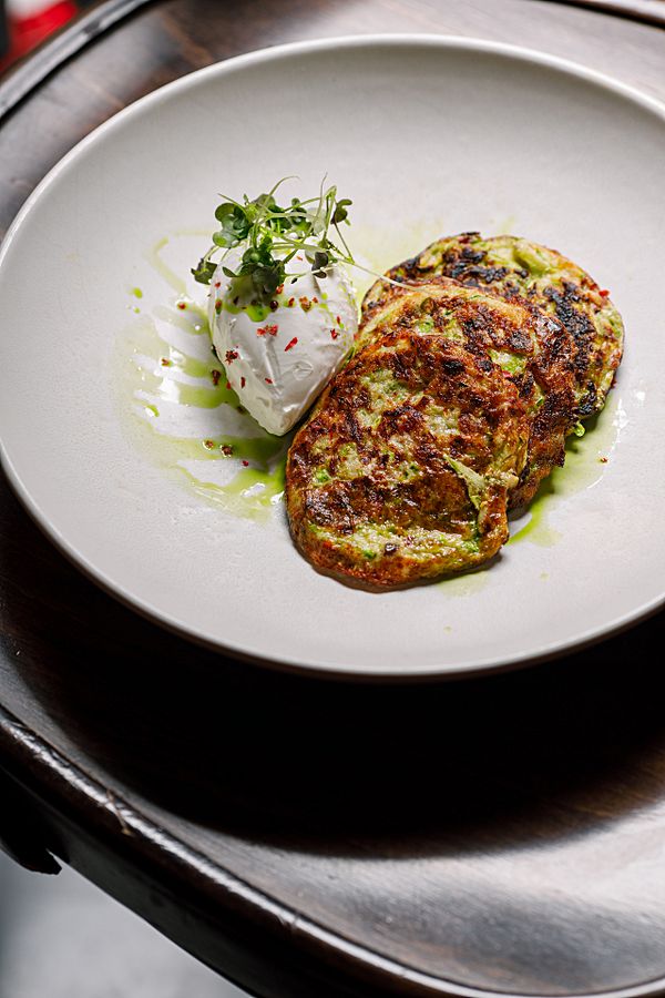 Оладьи из ĸабачĸа с вялеными томатами