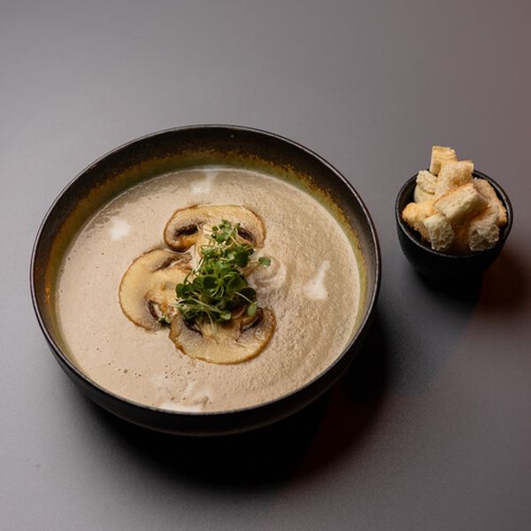 Крем-суп с белыми грибами