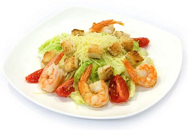 Салат от Юлика Ц. С креветками