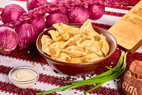 Вареники с картофелем и луком