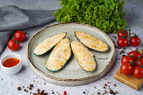 Запеченные мидии