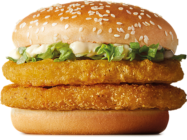 Двойной чикен бургер