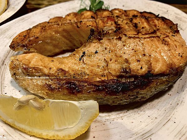 Стейк из лосося