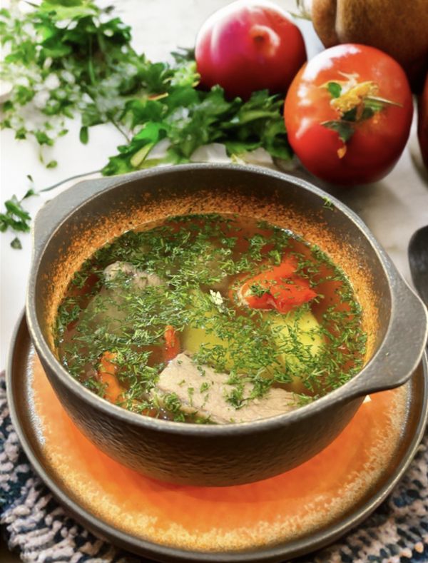 Шурпа с говядиной