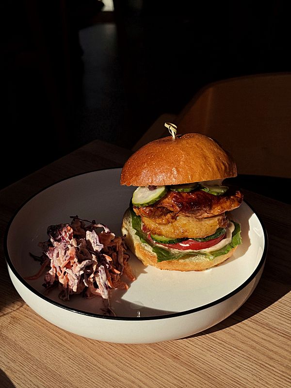 Бургер с курицей