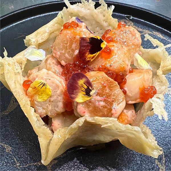 Гребешки в сливочном соусе