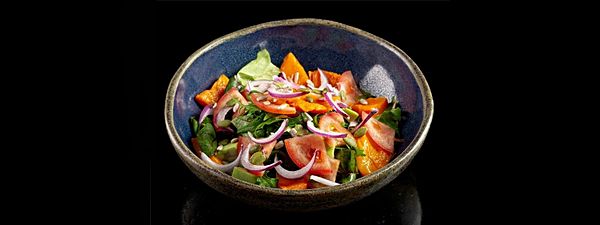 Салат с печеной тыквой