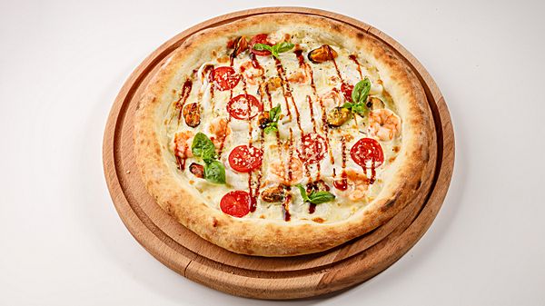 Пицца с морепродуктами