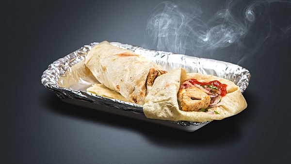 Мясо курица в лаваше