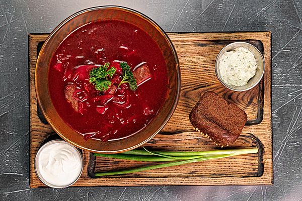 Борщ с говядиной