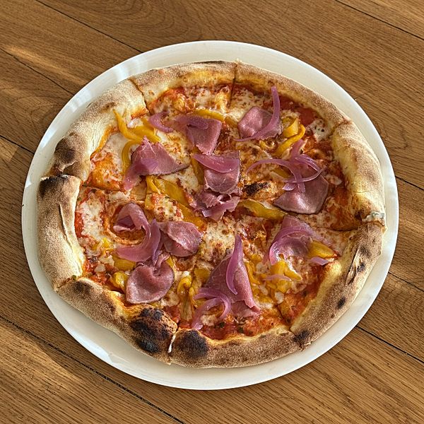 С ростбифом и печеным перцем