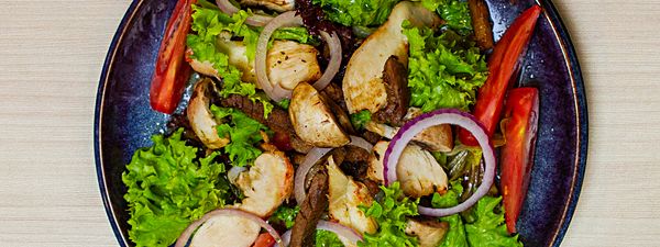 Тёплый салат 