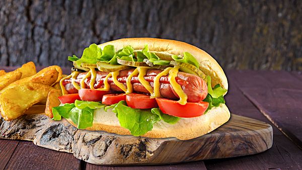 Чикен лонг с колбаской