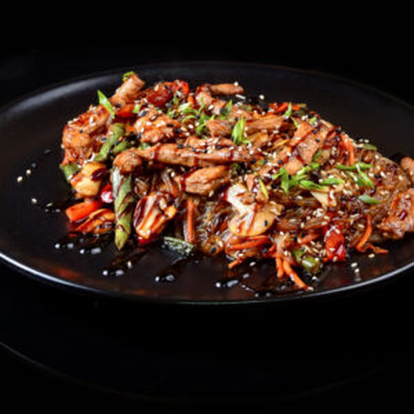 Фунчоза с курицей