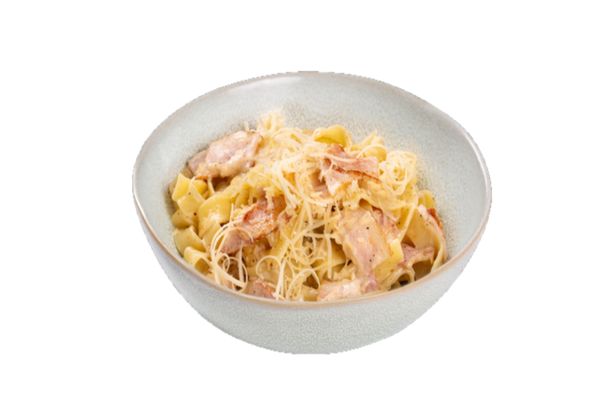 Паста Карбонара с креветками