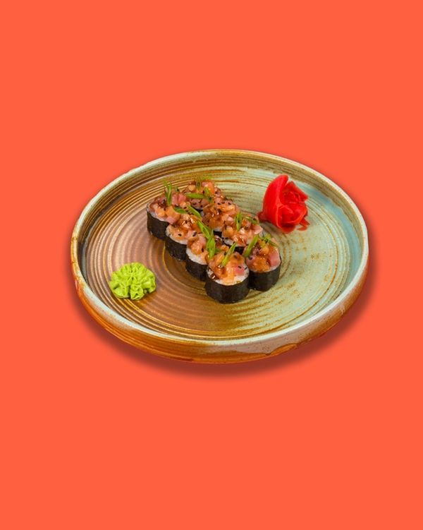 Ролл Мияко с тартаром из лосося