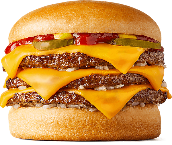 Тройной чизбургер