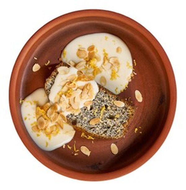 Маковый кекс с заварным кремом