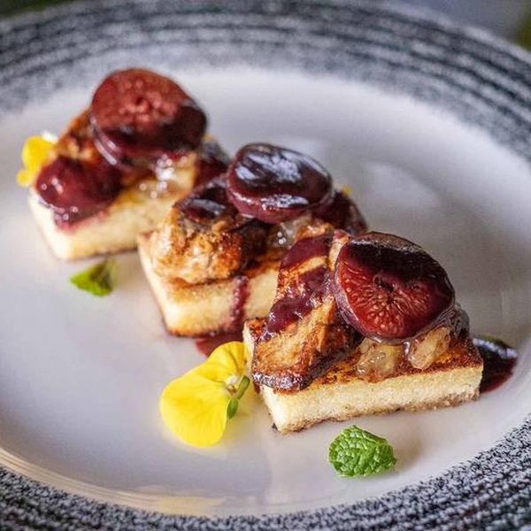 Фуагра с бриошь