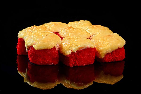 Запеченный с лососем