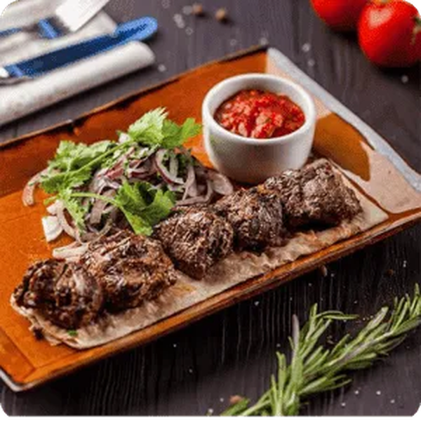 Шашлык из каре баранины