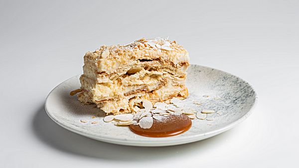 Наполеон с заварным кремом