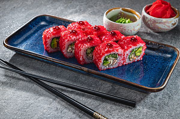 Калифорния с угрем