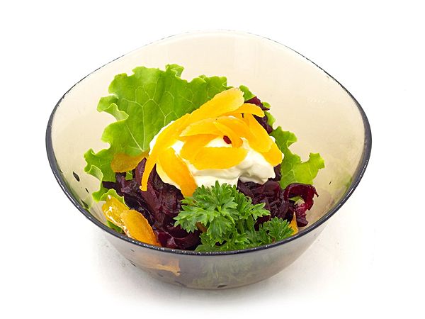 Салат из свеклы с курагой