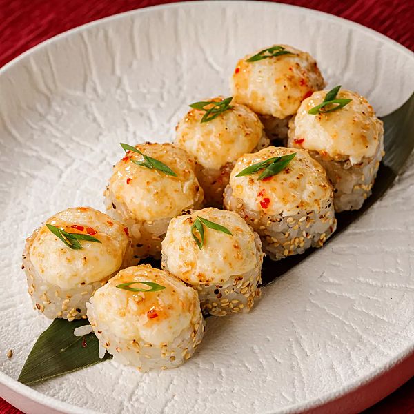 Запеченный с цыпленком и соусом сладкий чили