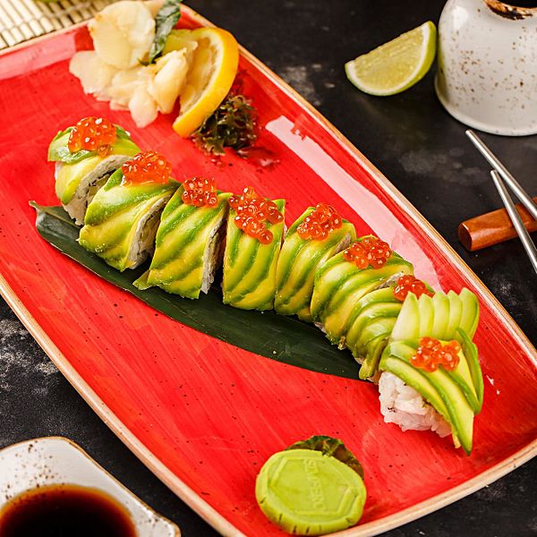 Ролл зеленый дракон