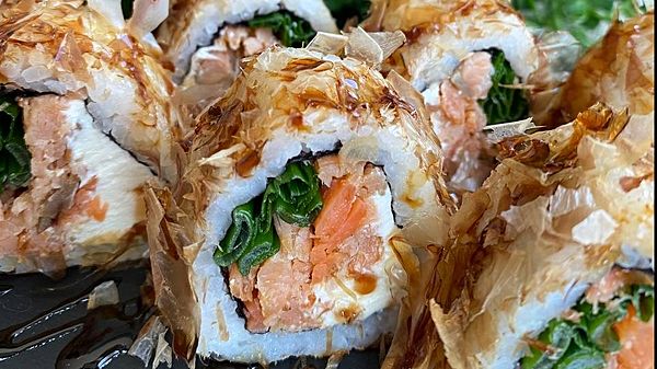 Бонито жареный лосось