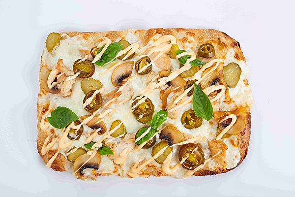 С курицей и грибами