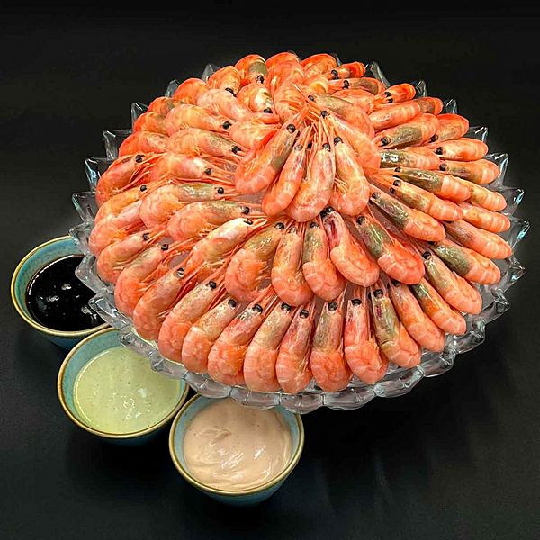 Креветки Гренландские на льду