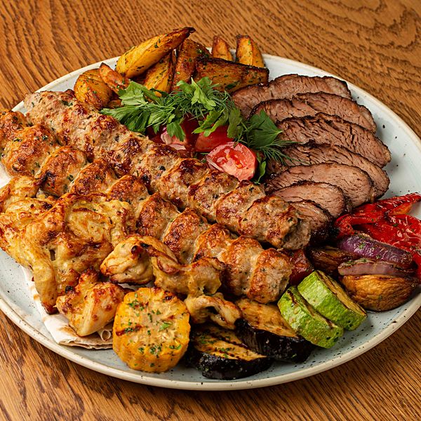 Мясное ассорти гриль