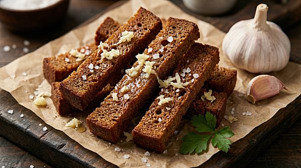 Гренки чесночные