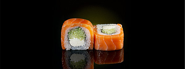 Ролл филадельфия с огурцом (8 шт)